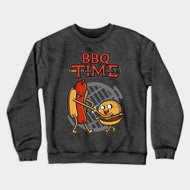 BBQ Time v2 Crewneck Sweatshirt by Olipop